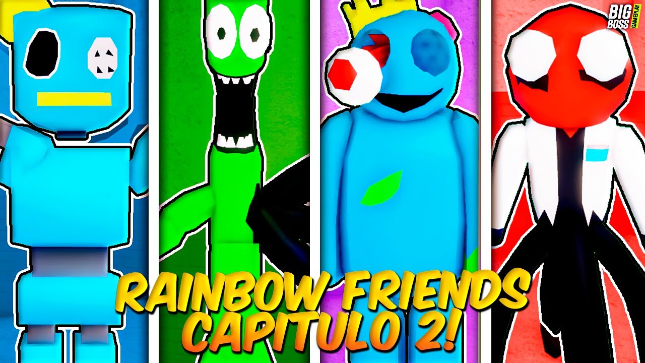 Jogo Roblox Rainbow Friends Capítulo2 Blocos De Construção