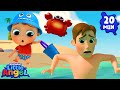 Let's Learn Hot and Cold at the Beach! 🥵🥶⛱️ | Little Angel Kids Songs &amp; Nursery Rhymes