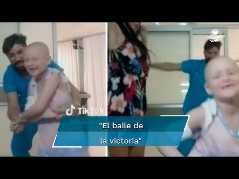 la-historia-de-mile,-la-pequeña-que-terminó-sus-quimioterapias-y-celebró-bailando