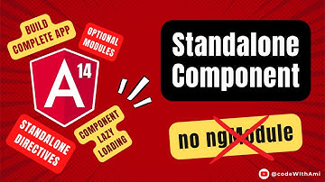 Build an app using Angular standalone component without ngModule in 10 min