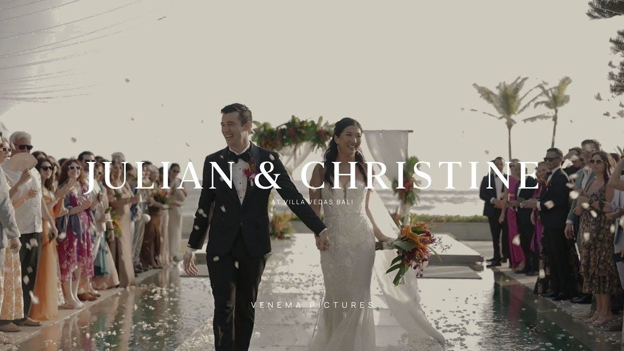 Bali Beachside Wedding of Christine & Julian at Villa Vedas 