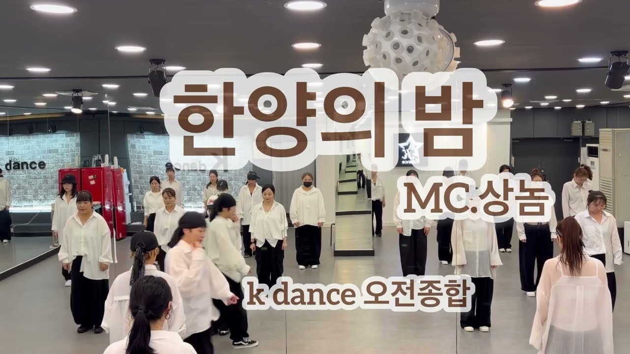 한양의 밤-MC SN/k댄스/오전부 종합반/최세진쌤안무🙏🙏/변형동작있음#k댄스 #힙합댄스 #한양의밤#mc상놈#노래가다했다#ai#주부댄스