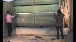 Convertion of a water spraybooth to dry filtration / Conversion cabine à eau