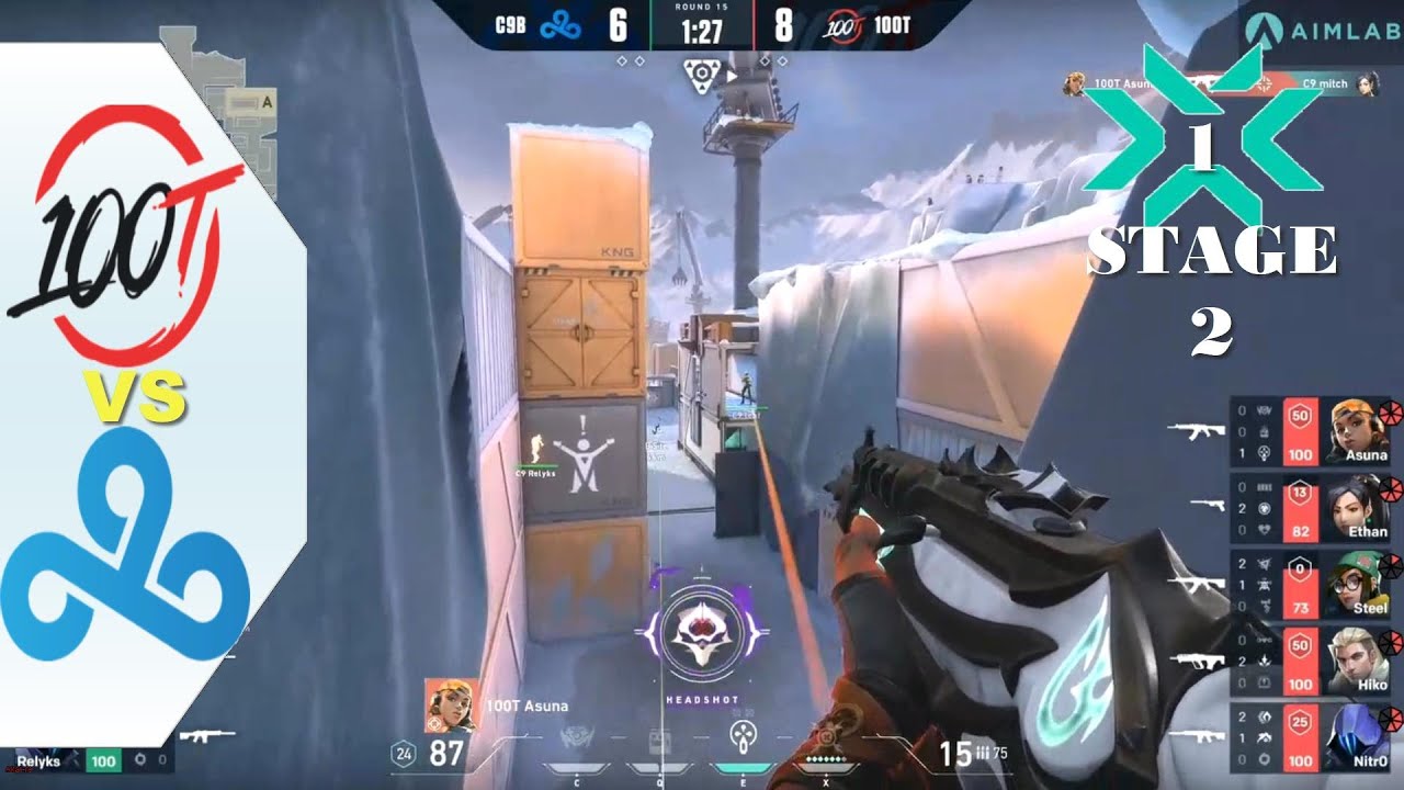 C9 BLUE vs 100T UPPER SEMI All HIGHLIGHT VALORANT VCT 2021 Challengers