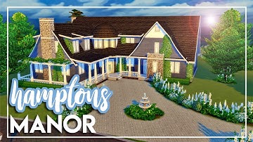 HAMPTONS MANOR PART 2 | The Sims 4: Speed Build