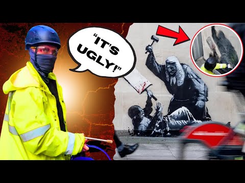 EXCLUSIVE: PRO FREE SPEECH BANKSY ARTWORK REMOVED!