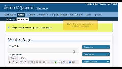 WebHosting Break Presents: How To Manage Pages In Wordpress
