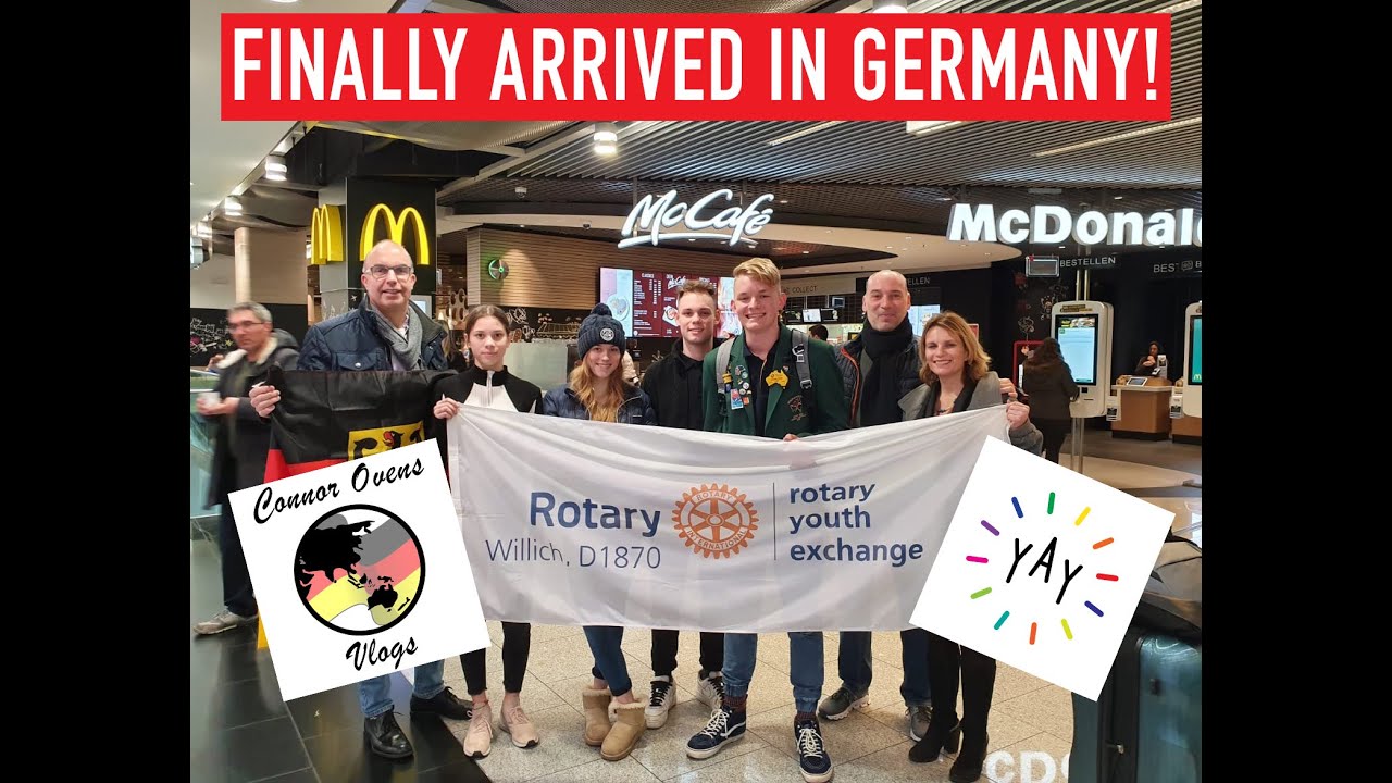 Arrival on Rotary Youth Exchange 🇩🇪