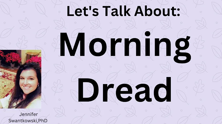 Let's talk about MORNING DREAD!   #nervoussystem #...