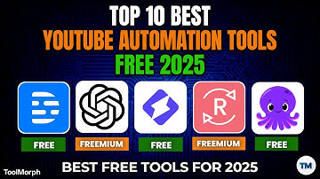 Top 10 YouTube Automation AI Tools 2025 | YouTube Automation