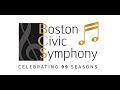 Boston civic symphony livestream sunday may 12 2024  300 pm est