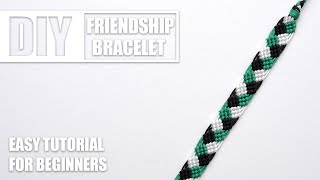 Leaf Braid  Variegated Zigzag Macrame Friendship Bracelets | Easy Tutorial for Beginner