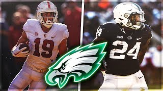 EAGLES DRAFT MILES SANDERS + JJ ARCEGA WHITESIDE -- My Reaction | 2019 NFL Draft