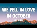 girl in red - we fell in love in october (Lyrics)