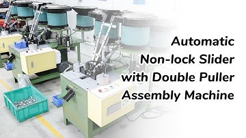 QLQ-005 Automatic Non-lock slider with Double Puller Assembly machine
