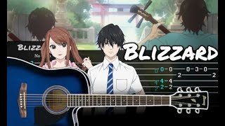 【ましろのおと】 Those Snow White Notes OP 1 BLIZZARD ~ Guitar Ver. w/ Tab