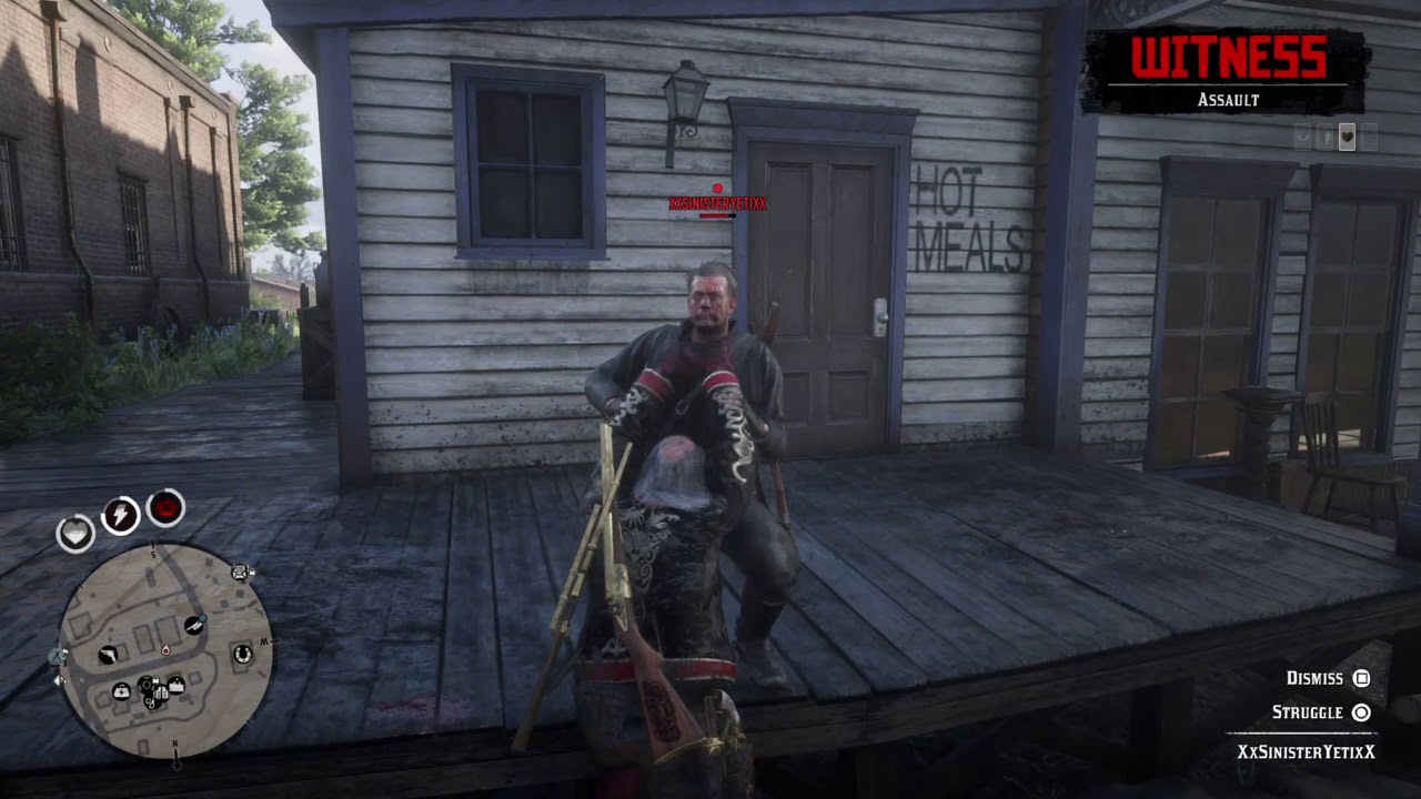 Red Dead Redemption 2 choke out - YouTube