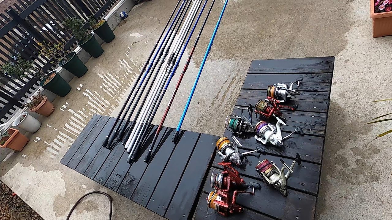 年末恒例！2021年お世話になった投げ竿と投げリール全部洗う！