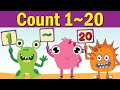 Let's Count 1-20 | Number Song 1-20 for Children | Fun Kids English