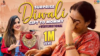 Surprise Diwali Gift To Mommy || Ashu Reddy || Tamada Media || VegaSri Gold and Diamonds