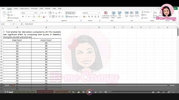 T-Test in Microsoft Excel | T-Test: Paired Two Sample for Means | with Example and Interpretation