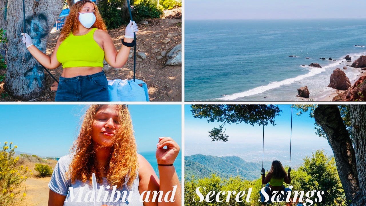 VLOG malibu beach and secret swings in LA YouTube