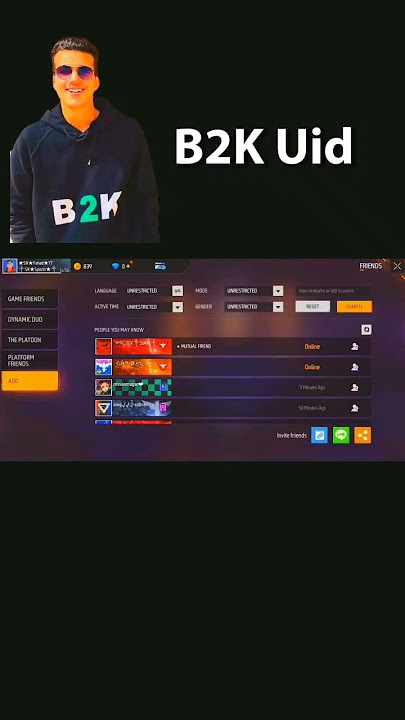 b2k uid #totalgaming #freefire #freefirefreefire #garenafreefire #gamingstation