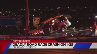 One dead in apparent road rage crash on I-25