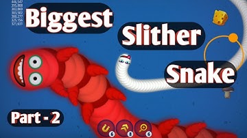Worms zone.io Biggest Slither Snake part 2 | wormate.io Biggest Slither Snake