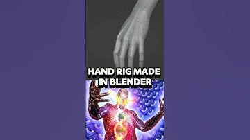 Hand rig made in Blender👀