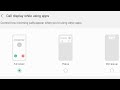 Call display while using other app | Full screen / Pop up / Mini pop up display #technicalissues