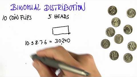 10 Flips 5 Heads Solution - Intro to Statistics