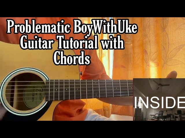 How to play BOYWITHUKE - MIGRAINE Acoustic Guitar Lesson - Tutorial 