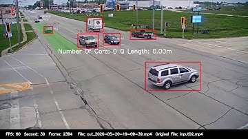Vehicle queue detection in traffic