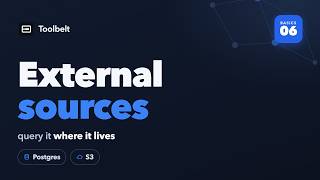 Toolbelt Basics 6: External Data Sources