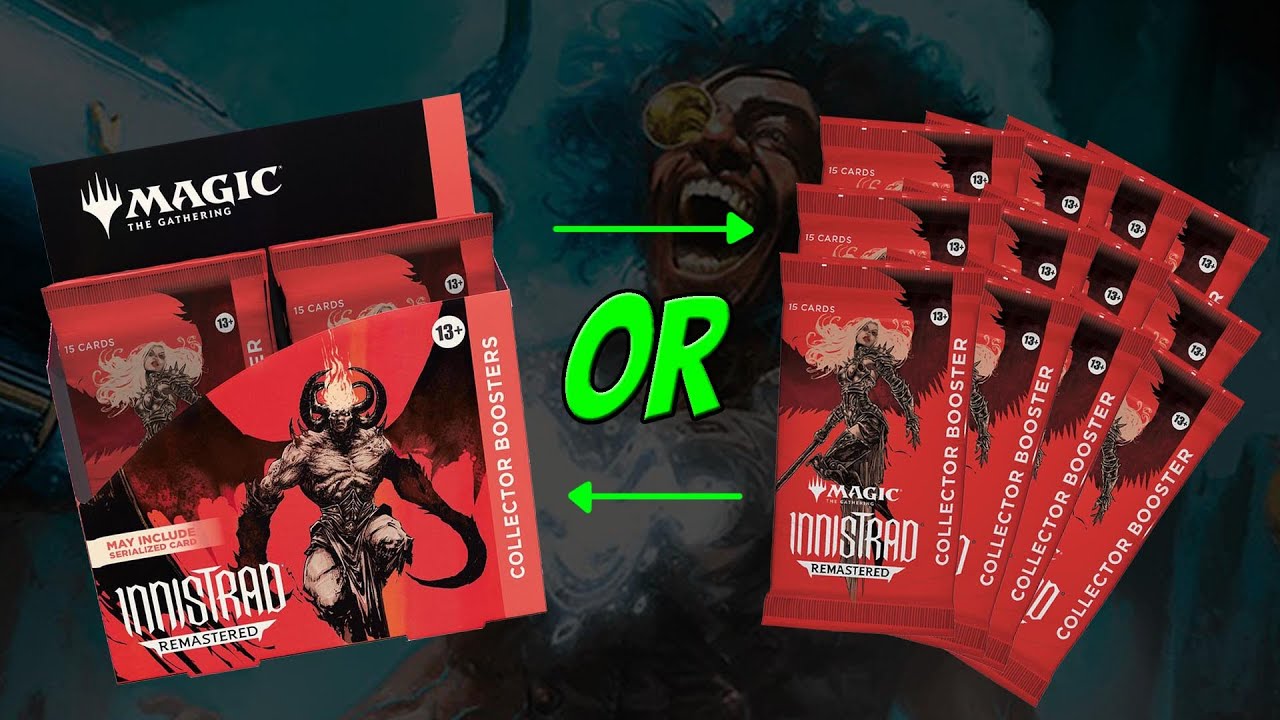 Magic: The Gathering Innistrad Remastered Collector Booster Box - 12 Packs  (180 Cards Total) Mtg Booster Box