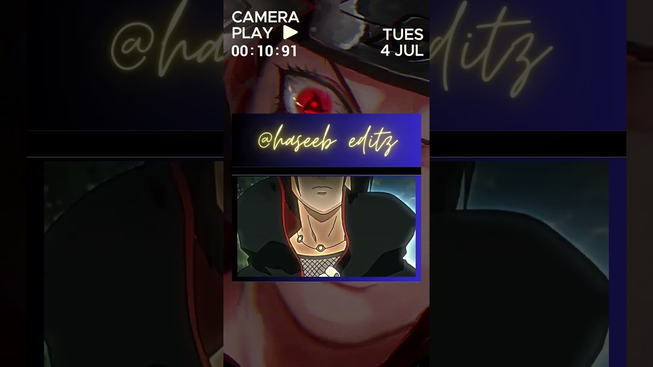 Itachi Uchiha edit