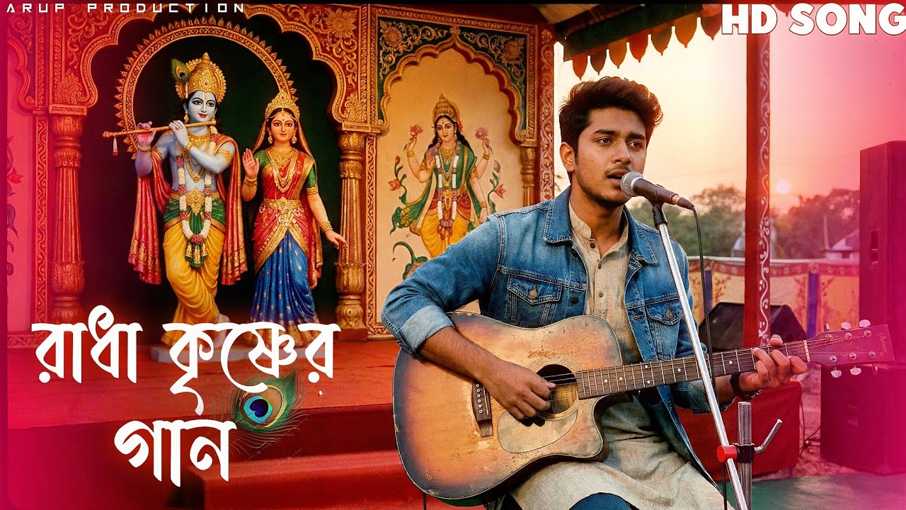 🥺Radha Krishna Sad Song | 💘চোখে জল আসার মতো রাধা-কৃষ্ণের গান | New Bangla Bhajan 2025