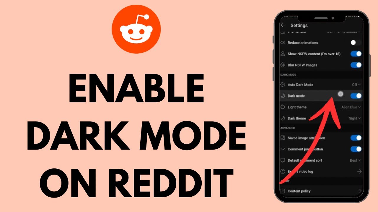 How to Turn On Dark Mode on Reddit (EASY!)
