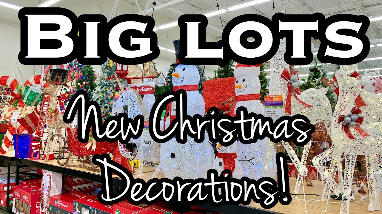 BIG LOTS CHRISTMAS DECORATIONS 2020 • Shop with Me - YouTube