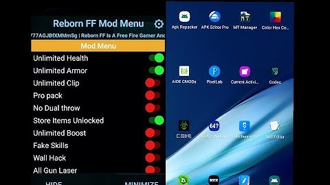 How To Create Mod Menu Of Any Game, Apks Needed In Creating Mod Menu.