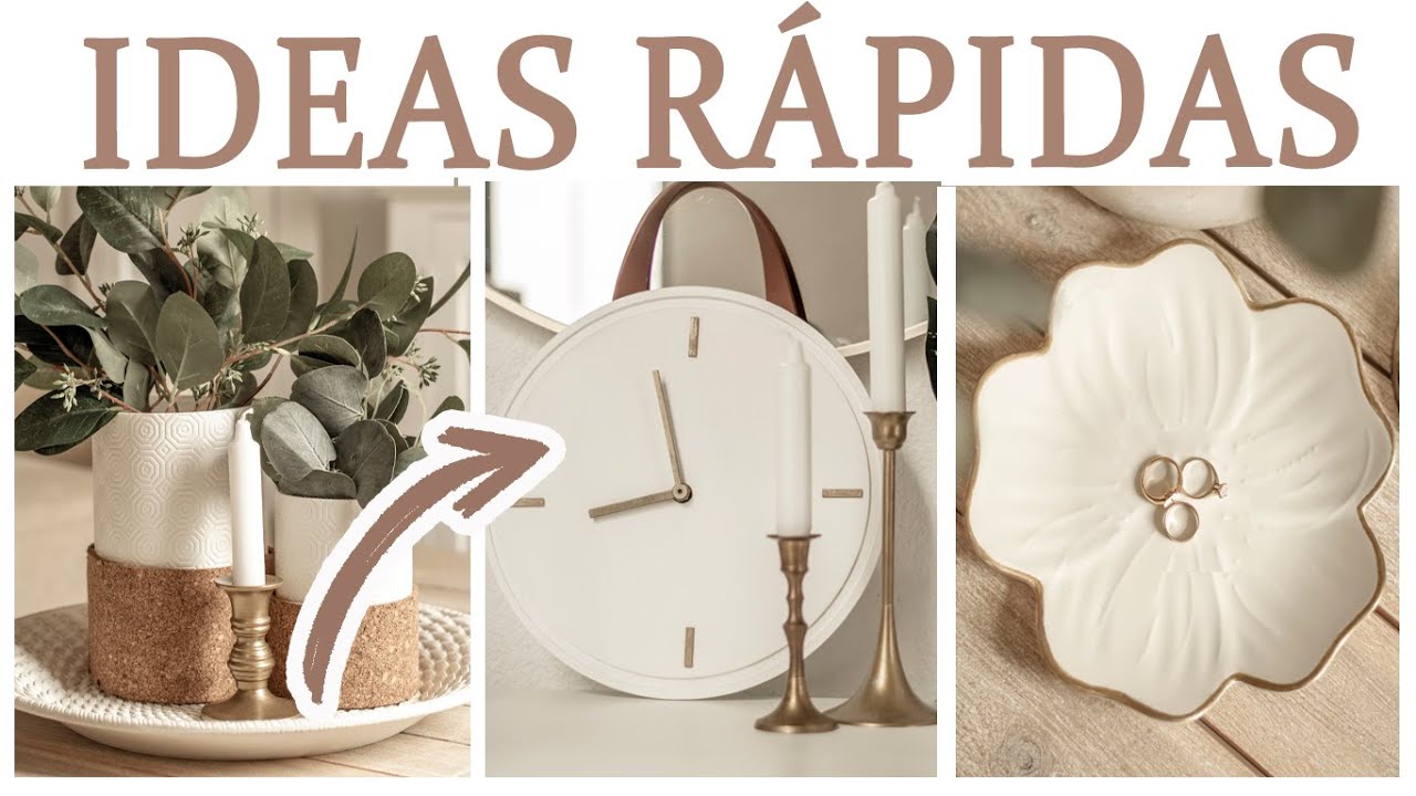 😮DIY FÁCILES QUE TIENES QUE PROBAR!!😍 IDEAS EN TENDENCIA ECONÓMICAS Y ELEGANTES| DECORA TU CASA.