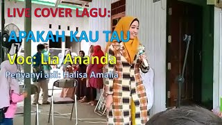 Live Cover lagu-Apakah kau tau-Lia Ananda-Dipopulerkan oleh-Halisa amalia