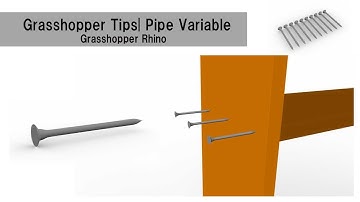 Grasshopper Tips | How to use Pipe Variable.