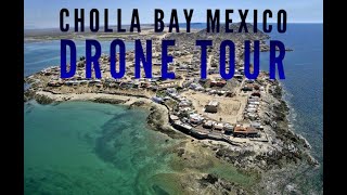 Cholla Bay Mexico-Drone Tour at Sunset