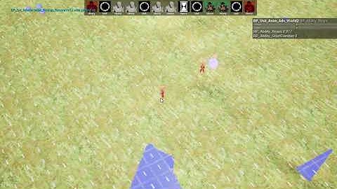 Utility AI. Resource hunt, random roaming.