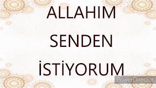 Allahım Senden  İstiyorum Resimi