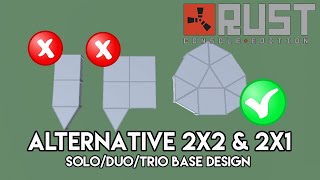 Alternative 2x2 and 2x1 Base Design - Rust Console Edition
