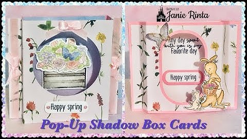Pop-Up Shadow Box Card Tutorial