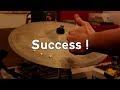 How to add rivets to a cymbal